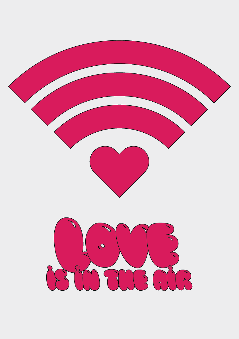 Love Is In The Air – Valentine’s Card